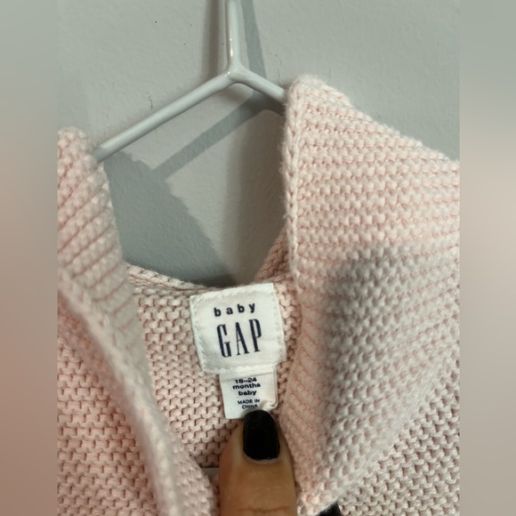 GAP Light Pink Kids Coat with Playful Hood - Picture 3 of 6